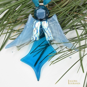 KARÁCSONYfa DÍSZ üveg ÜNNEP No. 89 - Meska.hu