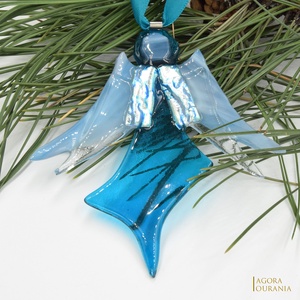 KARÁCSONYfa DÍSZ üveg ÜNNEP No. 89 - karácsony - karácsonyi lakásdekoráció - karácsonyfadíszek - Meska.hu