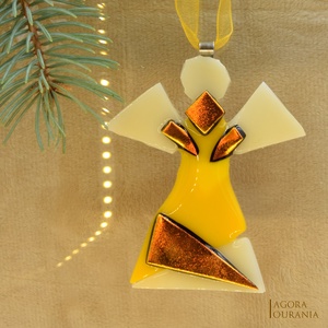 KARÁCSONYfa DÍSZ üveg ÜNNEP No. 92 - Meska.hu