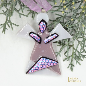 KARÁCSONYfa DÍSZ üveg ÜNNEP No. 93 - Meska.hu