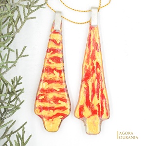 KARÁCSONYfa DÍSZ üveg ÜNNEP No.66 a - Meska.hu