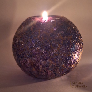 KARÁCSONY fa ÜNNEP üveg MÉCSES TARTÓ No. 82 - otthon & életmód - gyertya, illat, aroma - mécses és mécsestartó - Meska.hu