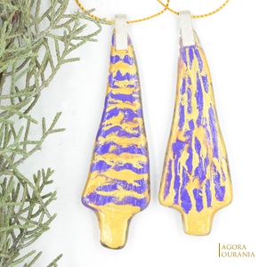 KARÁCSONYfa DÍSZ üveg ÜNNEP No.67 - Meska.hu