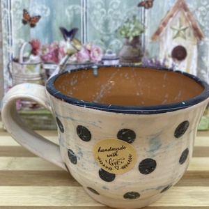 Pöttyös bögre, Otthon & Életmód, Konyhafelszerelés, tálalás, Tálalás, Bögre & Csésze, Kerámia, MESKA