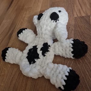 Horgolt tehén alvóka  - baba - mama - baba játékok - szundikendő, alvóka - Meska.hu