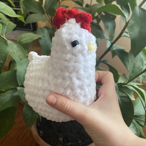 Horgolt csirke - Meska.hu