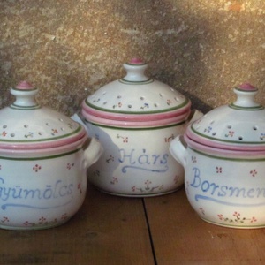 Teafű tartó edények -  - Meska.hu