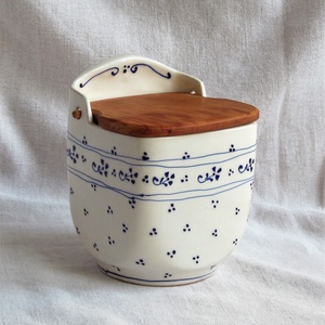 Kerámia sótartó körtefa fedéllel -  - Meska.hu