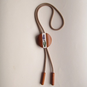 Bolo nyakkendő, levendula virágos - ruha & divat - férfi ruha - nyakkendő - Meska.hu