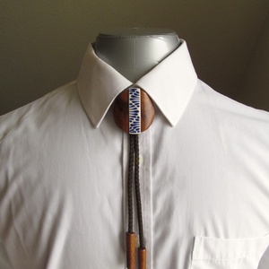 Bolo nyakkendő, kék írókás - Meska.hu