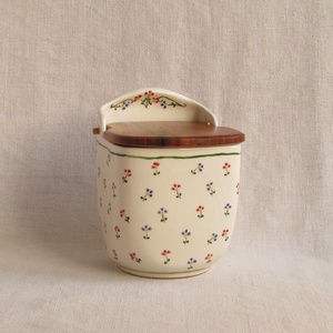 Kerámia sótartó, cukortartó fa fedéllel - Meska.hu