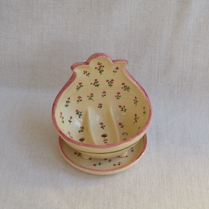 Szappantartó kis virágokkal, tálkával - otthon & életmód - fürdőszoba - szappantartó - Meska.hu