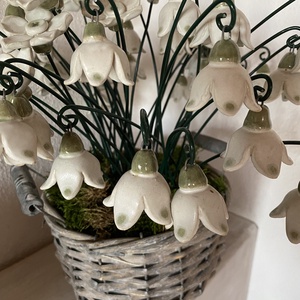 Kerámia tőzike - otthon & életmód - ház & kert - kerti dísz - Meska.hu