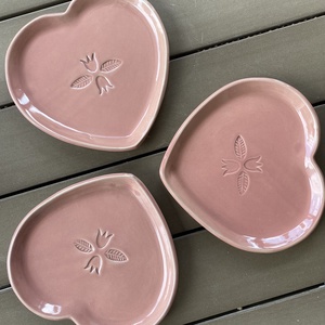 Szív tálaló - otthon & életmód - konyhafelszerelés, tálalás - tálalás - tányér & étkészlet - Meska.hu