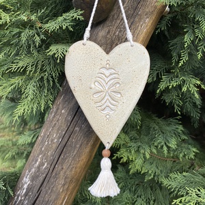 Kerámia szív - Meska.hu