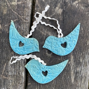 Türkizkék madárka - Meska.hu