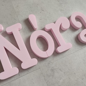 Ajtó dekor, dekor betűk, baba betűk, neves dekorációk 43 színben - otthon & életmód - babaszoba, gyerekszoba - babaszoba dekoráció - Meska.hu