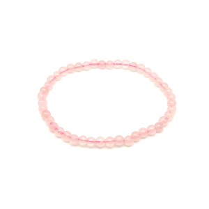 Rózsakvarc ásvány karkötő golyós 4mm, Ékszer, Karkötő, Ásványkarkötő, , MESKA