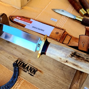 Kétélű vadász tőr- Dolchmesser, Játék & Sport, Sport és kikapcsolódás, Vadászat, Trófea alátét, Fémmegmunkálás, Famegmunkálás, MESKA