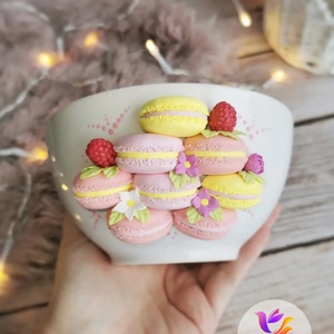 Macaronos bögre - otthon & életmód - konyhafelszerelés, tálalás - tálalás - bögre & csésze - Meska.hu