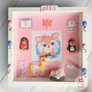 Baba képkeret - otthon & életmód - babaszoba, gyerekszoba - babaszoba kép - Meska.hu