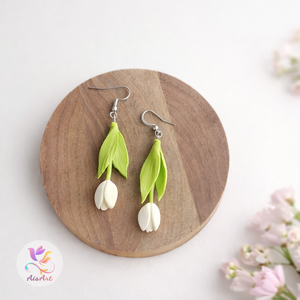 Tulipános fülbevaló - Meska.hu