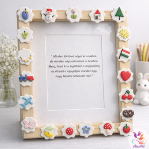 Díszített képkeret pedagógusoknak - Meska.hu