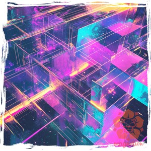 Vaporwave v5 férfi póló - ruha & divat - férfi ruha - póló - Meska.hu