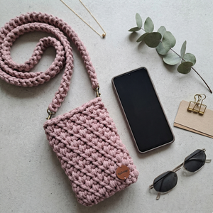 Urban Mini telefontartó crossbody, Táska & Tok, Kézitáska & válltáska, Válltáska, Horgolás, MESKA