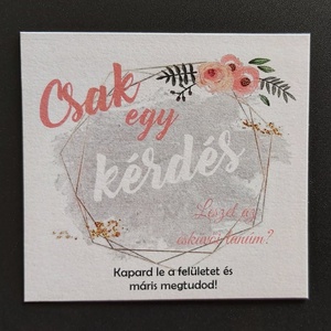 Kaparós sorsjegy - otthon & életmód - papír, írószer - ajándékozás kellékei - ajándékkísérő - Meska.hu
