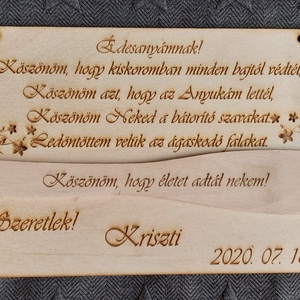 Köszönő ajándék Édesanyáknak! - esküvő - emlék & ajándék - szülőköszöntő ajándék - Meska.hu