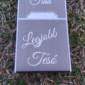 Gravírozott cigaretta tartó - táska & tok - pénztárca & más tok - cigarettatárca - Meska.hu
