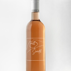 AKCIÓS -50% Gravírozott bor Szeretlek felirattal - élelmiszer - alkoholos italok - Meska.hu