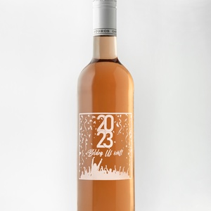 Gravírozott borok szilveszterre - élelmiszer - alkoholos italok - Meska.hu