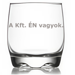 Whiskys pohár humoros felirattal, Otthon & Életmód, Konyhafelszerelés, tálalás, Tálalás, Pohár, Gravírozás, pirográfia, MESKA