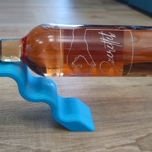 Lebegő bortartó (hullámos)  - otthon & életmód - konyhafelszerelés, tálalás - tálalás - bortartó - Meska.hu