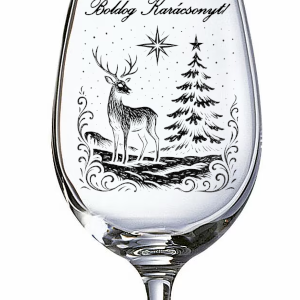 Karácsonyra névre szóló gravírozott pohár vicces felirattal - Meska.hu