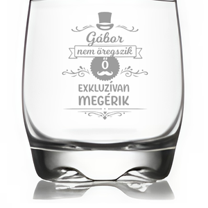 Whiskys pohár humoros felirattal - otthon & életmód - konyhafelszerelés, tálalás - tálalás - pohár - Meska.hu