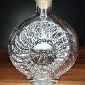 Karácsonyi Eclissi stílusú díszüveg saját felirattal - Meska.hu