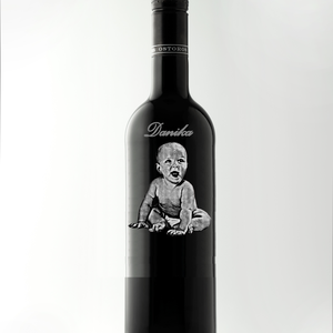 Saját fotóval gravírozott bor � személyes ajándék különleges alkalmakra, Élelmiszer, Alkoholos italok, Gravírozás, pirográfia, MESKA