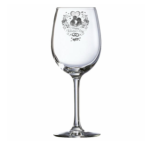Valentin-napi borospohár � romantikus ajándék szerelmes pillanatokhoz - otthon & életmód - konyhafelszerelés, tálalás - tálalás - boros poharak, szettek - Meska.hu