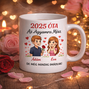 Személyre szabott páros bögre � Az agyamra mész de még mindig imádlak! - Meska.hu