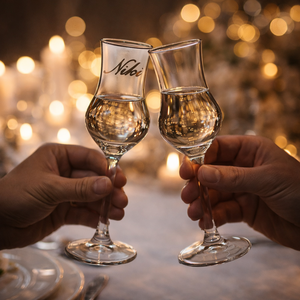 Pálinkás/Grappás pohár névre szóló, Otthon & Életmód, Konyhafelszerelés, tálalás, Tálalás, Pálinkás poharak, szettek, Gravírozás, pirográfia, MESKA