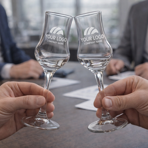 Pálinkás/Grappás pohár saját logóval - 10db - Meska.hu