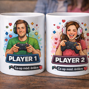 Game mód � Páros kerámiabögre szett gamer pároknak - Meska.hu