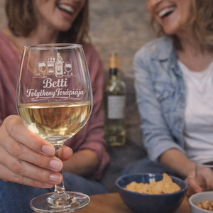 Vicces Ajándék Gravírozott Pohár � Folyékony Terápia - Meska.hu