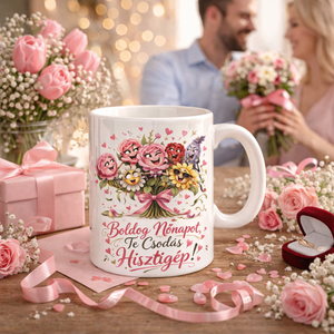 Vicces nőnapi bögre férjtől feleségnek - Meska.hu