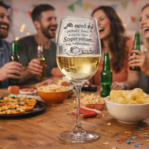 Vicces Ajándék Gravírozott Pohár � Ma menő leszek, Otthon & Életmód, Konyhafelszerelés, tálalás, Tálalás, Boros poharak, szettek, Gravírozás, pirográfia, MESKA