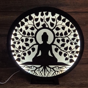 � Buddha LED hangulatlámpa � meditációs fénydekor �, Otthon & Életmód, Dekoráció, Dísztárgy, Mindenmás, MESKA