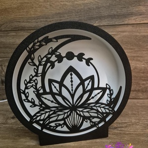 � Lótusz LED hangulatlámpa � egyedi fénydekoráció � - otthon & életmód - dekoráció - fali és függő dekoráció - falra akasztható dekor - Meska.hu